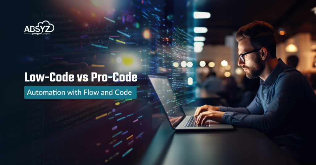 low Code vs pro code automation with flow and code