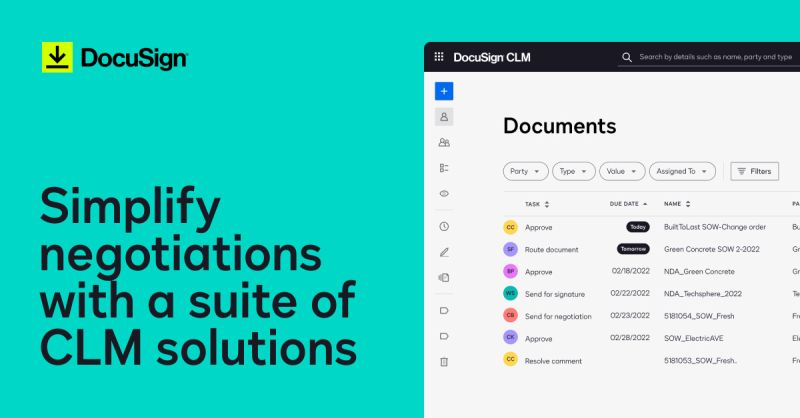 DocuSign CLM Documents